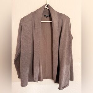 Premise Taupe Open Front Cardigan